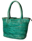 Never Mind Nmbgm104C Tote Vintage Handmade Genuine Cowhide Leather Women Bag Western Handbag Purse