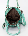 Never Mind Nmbgm112A Tote Vintage Handmade Genuine Cowhide Leather Women Bag Western Handbag Purse