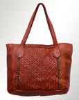 Never Mind Nmbgm103D Tote Vintage Handmade Genuine Cowhide Leather Women Bag Western Handbag Purse