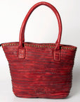 Never Mind Nmbgm104D Tote Vintage Handmade Genuine Cowhide Leather Women Bag Western Handbag Purse