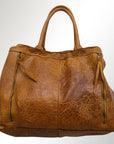 Never Mind Nmbgm108D Tote Vintage Handmade Genuine Cowhide Leather Women Bag Western Handbag Purse