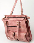 Never Mind Nmbg111D Tote Vintage Handmade Genuine Cowhide Leather Women Bag Western Handbag Purse
