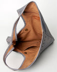 Never Mind Nmbg112B Tote Vintage Handmade Genuine Cowhide Leather Women Bag Western Handbag Purse