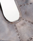 Never Mind Nmbg112B Tote Vintage Handmade Genuine Cowhide Leather Women Bag Western Handbag Purse