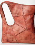 Never Mind Nmbg112E Tote Vintage Handmade Genuine Cowhide Leather Women Bag Western Handbag Purse