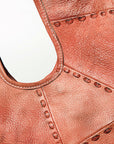 Never Mind Nmbg112E Tote Vintage Handmade Genuine Cowhide Leather Women Bag Western Handbag Purse