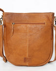 American Darling Large Crossbody Hand Tooled Genuine Leather women bag western handbag purse
