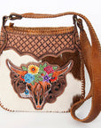 American Darling Cross Body Hand Tooled Genuine Leather women bag western handbag purse
