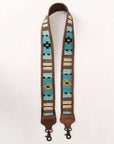 American Darling ADBT141D Saddle Blanket Genuine Leather Crossbody Handle Strap For Bags