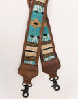 American Darling ADBT141D Saddle Blanket Genuine Leather Crossbody Handle Strap For Bags