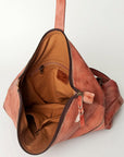 Never Mind Nmbg134C Backpack Vintage Handmade Genuine Cowhide Leather Women Bag Western Handbag Purse