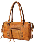 Never Mind Nmbgz113E Tote Vintage Handmade Genuine Cowhide Leather Women Bag Western Handbag Purse