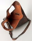 Clutch Vintage Handmade Genuine Cowhide Leather Western Style Handbag For Women Everyday