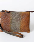 Never Mind Nmbgz115A Wristlet Vintage Handmade Genuine Cowhide Leather Women Bag Western Handbag Purse
