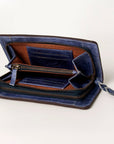 American Darling ADBGZ626 Wallet Hand Tooled Genuine Leather Women Bag Western Handbag Purse