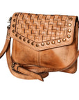 Never Mind Nmbg113B Cross Body I Vintage Handmade Genuine Cowhide Leather Women Bag Western Handbag Purse