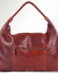Spaghetti Western Swc141Cg Hobo Vintage Handmade Drum Dyed Genuine European Cowhide Leather Women Bag Western Handbag Purse