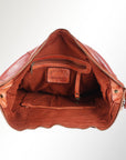 Spaghetti Western Swc143Cg Hobo Vintage Handmade Drum Dyed Genuine European Cowhide Leather Women Bag Western Handbag Purse