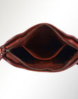 Spaghetti Western Swc148Cg Cross Body I Vintage Handmade Drum Dyed Genuine European Cowhide Leather Women Bag Western Handbag Purse