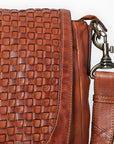 Spaghetti Western Swc160Cg Cross Body I Vintage Handmade Drum Dyed Genuine European Cowhide Leather Women Bag Western Handbag Purse