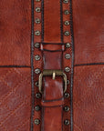Spaghetti Western Swc175Cg Hobo Vintage Handmade Drum Dyed Genuine European Cowhide Leather Women Bag Western Handbag Purse