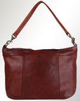 Spaghetti Western Swc183Cg Hobo Vintage Handmade Drum Dyed Genuine European Cowhide Leather Women Bag Western Handbag Purse