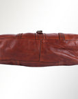 Spaghetti Western Swc186Cg Tote Vintage Handmade Drum Dyed Genuine European Cowhide Leather Women Bag Western Handbag Purse