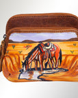 American Darling Coin Purse Genuine Leather women bag western handbag purse
