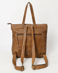 Never Mind Nmbgm115A Backpack Vintage Handmade Genuine Cowhide Leather Women Bag Western Handbag Purse