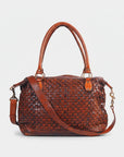 Genuine European Cowhide Leather Tote Bag Handmade Drum-Dyed For Women Timeless Design