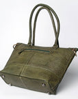 Timeless Handmade Authentic Cowhide Leather Tote Bag For Women With Western Flair