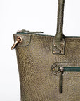 Timeless Handmade Authentic Cowhide Leather Tote Bag For Women With Western Flair