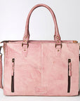 American Darling Briefcase Hand Tooled Genuine Leather Women Bag Western Handbag Purse