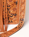 American Darling Briefcase Hand Tooled Saddle Blanket Genuine Leather women bag western handbag purse