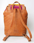 American Darling Hand Tooled Saddle Blanket Genuine Leather Women Bag Western Handbag Purse