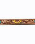 American Darling ADBLF131-L Beautifully Hand Tooled Genuine American Leather Belt Men and Women