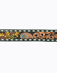 American Darling ADBLF133-L Beautifully Hand Tooled Genuine American Leather Belt Men and Women