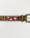 American Darling ADBLF139-L Beautifully Hand Tooled Genuine American Leather Belt Men and Women