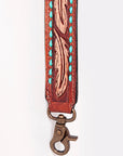 American Darling ADSTF108A Hand Tooled Genuine Leather Crossbody Handle Strap For Bags
