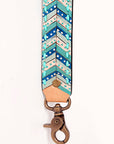 American Darling ADSTF115A Full Grain Genuine Leather Crossbody Handle Strap For Bags