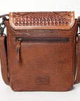 American Darling ADBGZ594A Cross Body Hand Tooled Genuine Leather women bag western handbag purse