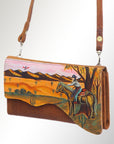 American Darling Small Crossbody Genuine Leather women bag western handbag purse