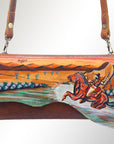 American Darling Small Crossbody Genuine Leather women bag western handbag purse