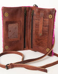 American Darling Hair On Genuine Leather Women Bag Western Handbag Purse