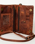 American Darling Hair On Genuine Leather Women Bag Western Handbag Purse