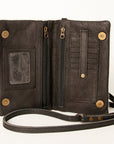 American Darling Hair On Genuine Leather Women Bag Western Handbag Purse