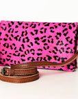 American Darling Hair On Genuine Leather Women Bag Western Handbag Purse
