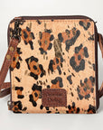 American Darling Hair On Genuine Leather Women Bag Western Handbag Purse