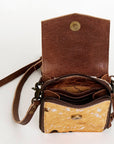 American Darling Cell Phone Holder Hair On Genuine Leather women bag western handbag purse