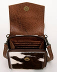American Darling Cell Phone Holder Hair On Genuine Leather women bag western handbag purse